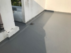 Dak Gedung Kargo dengan Waterproofing Coating Sika